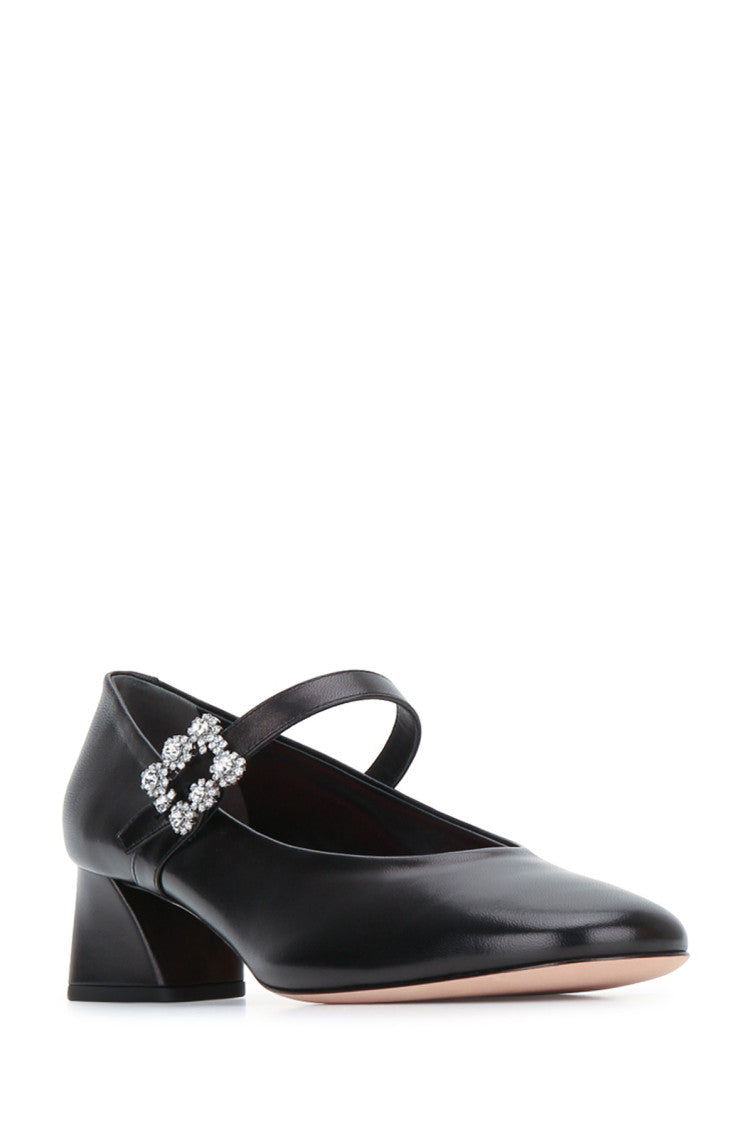 Black Leather Pumps 2
