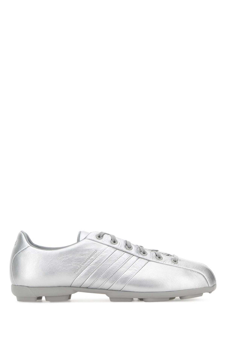 Silver Lace-up Sneakers 1