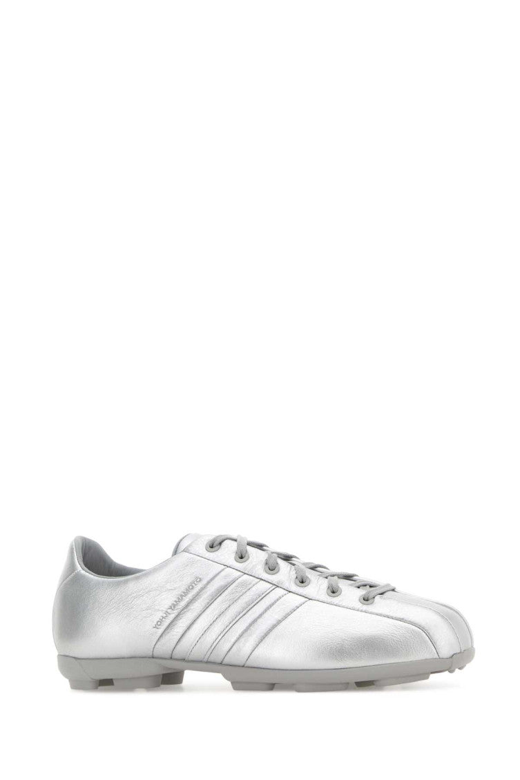 Silver Lace-up Sneakers 2