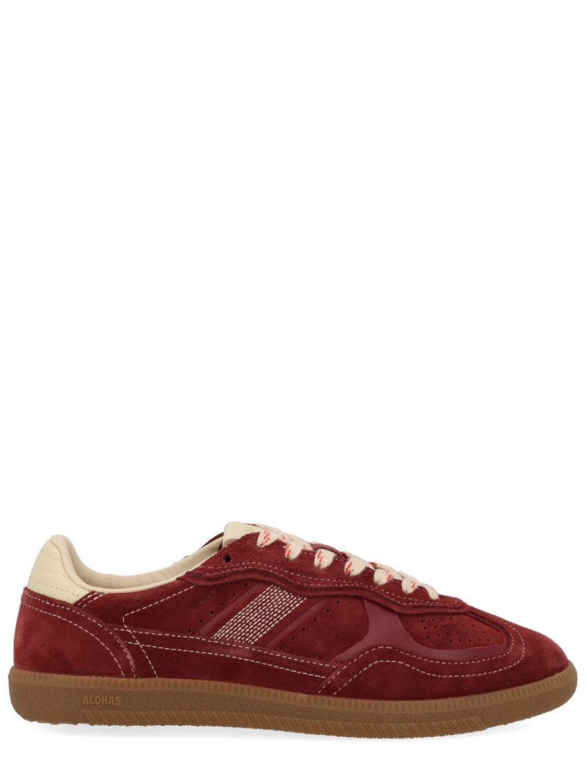 Burgundy Suede Sneakers 1