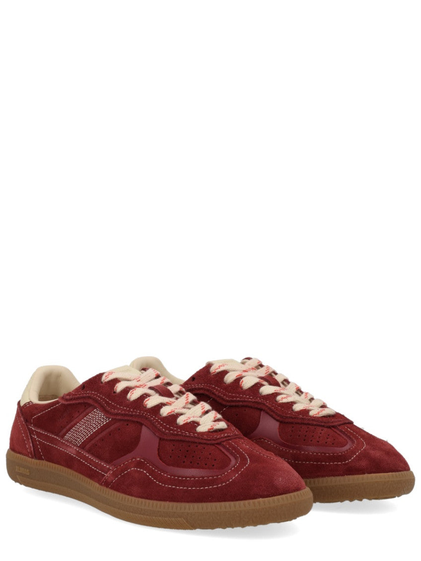 Burgundy Suede Sneakers 2