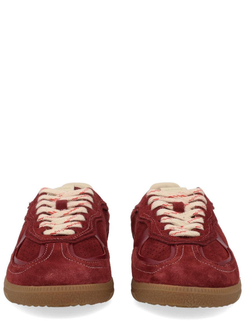Burgundy Suede Sneakers 3