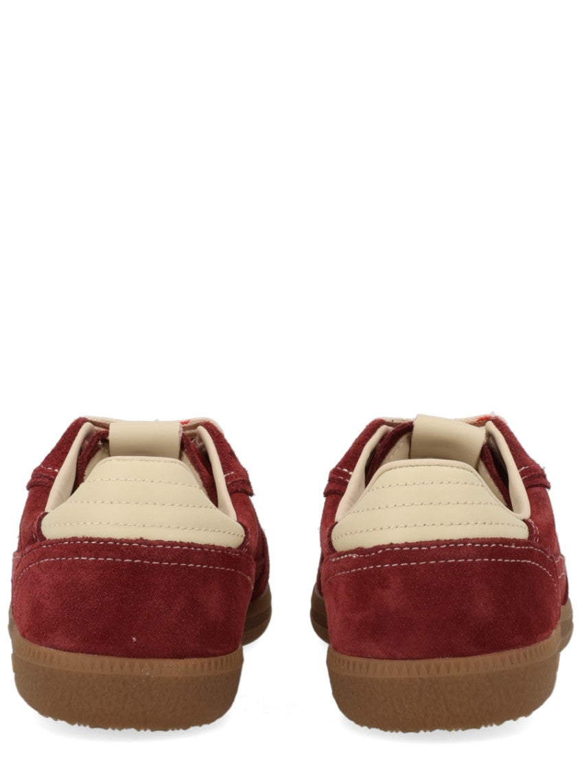 Burgundy Suede Sneakers 4
