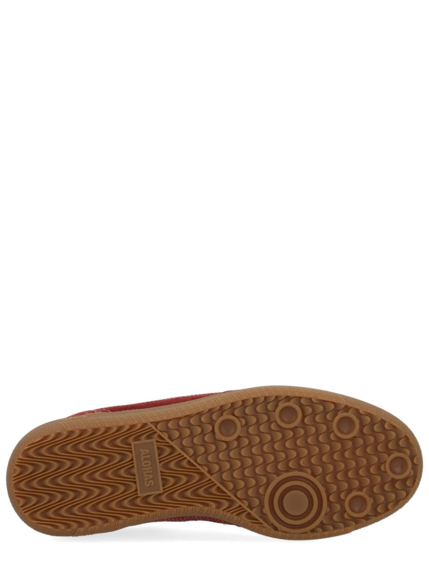 Burgundy Suede Sneakers 6