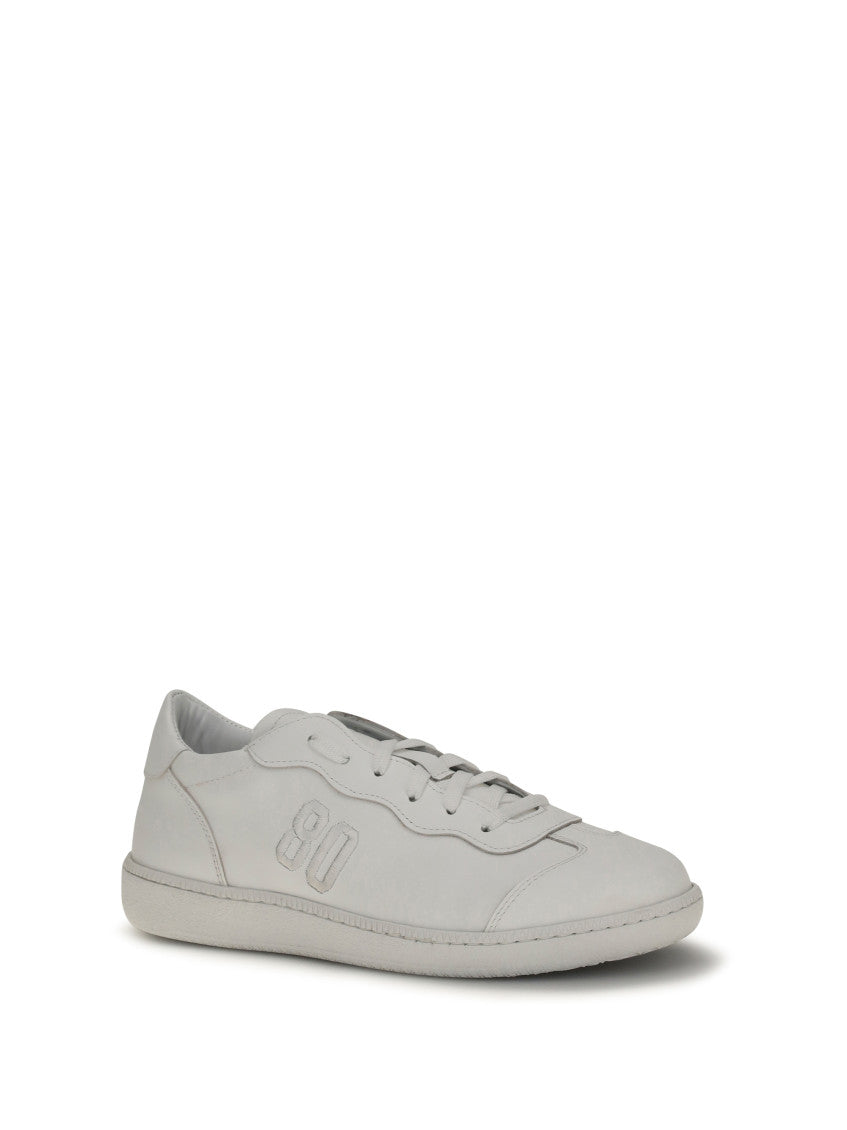 White Lace-up Sneakers 2