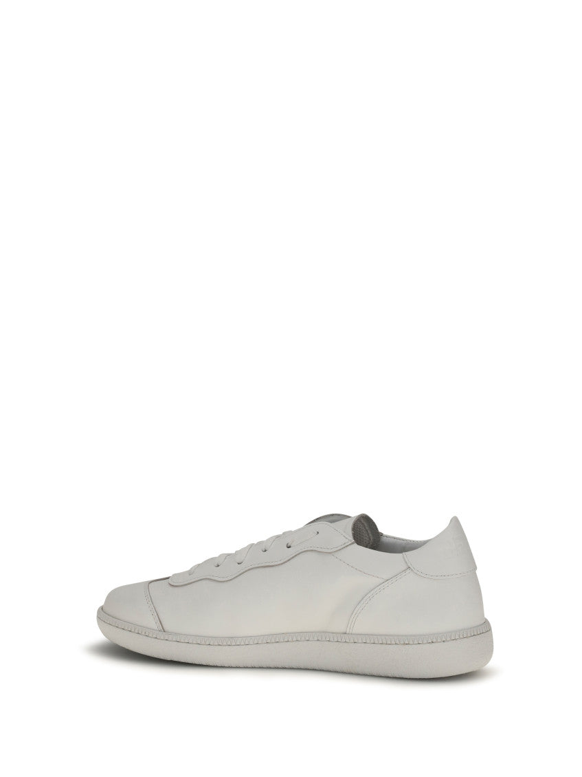 White Lace-up Sneakers 3