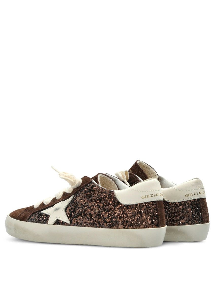 Girls Brown Lace-up Sneakers 4