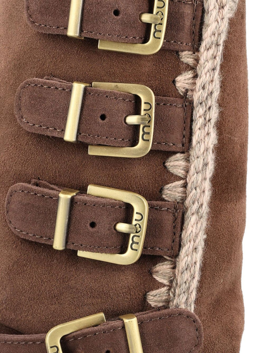 Brown Eskimo Buckle Straps Boots 3