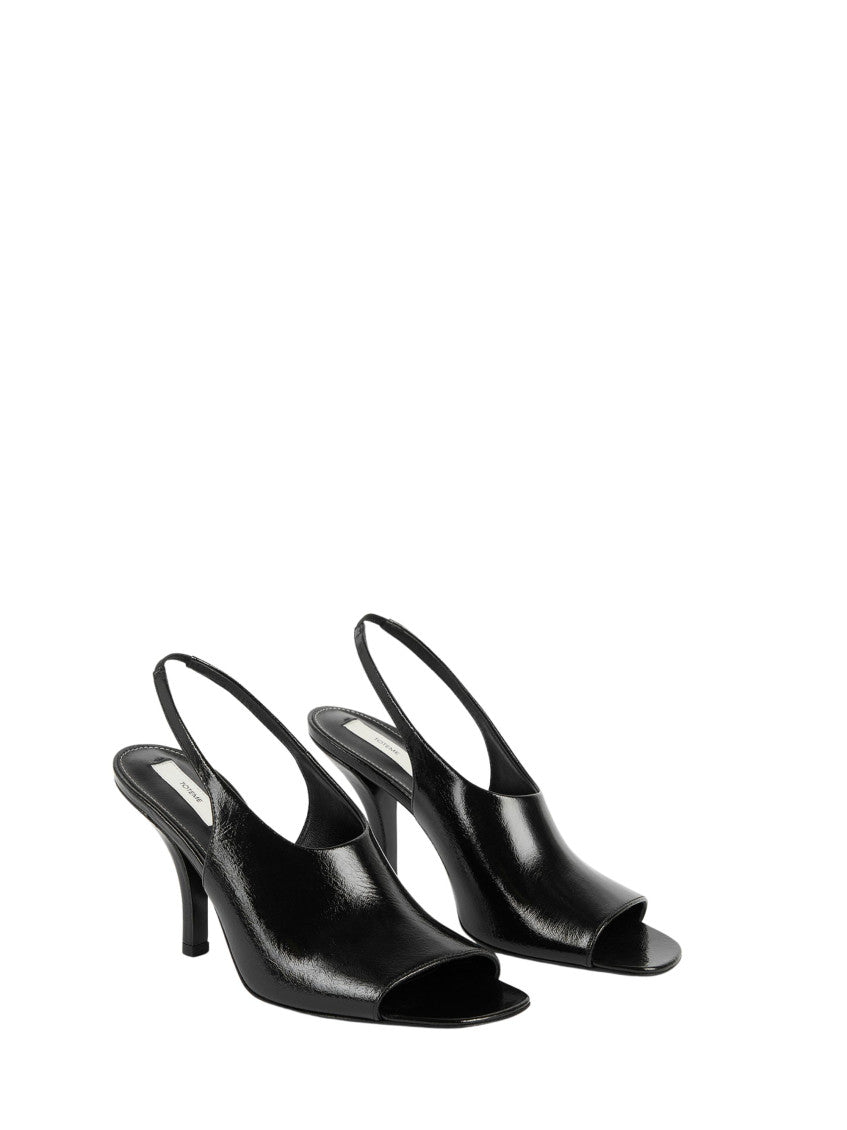 Black Slingback Heels 2