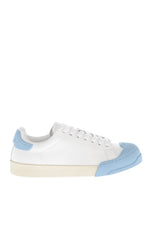 White Low Leather Sneakers 1