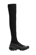 Black High Sock Boots 1