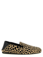 Leopard Print Slip-on Loafers 1
