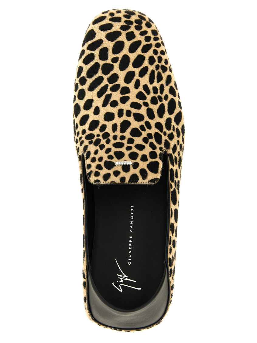 Leopard Print Slip-on Loafers 4