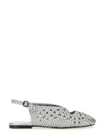 Silver Slingback Sandals 1