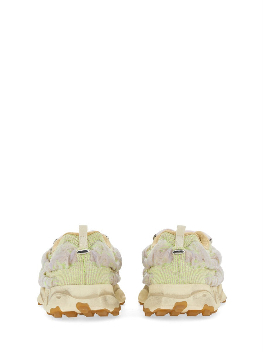 Off White Textured Sneakers 3