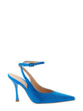 Blue Ankle-strap Pumps 1