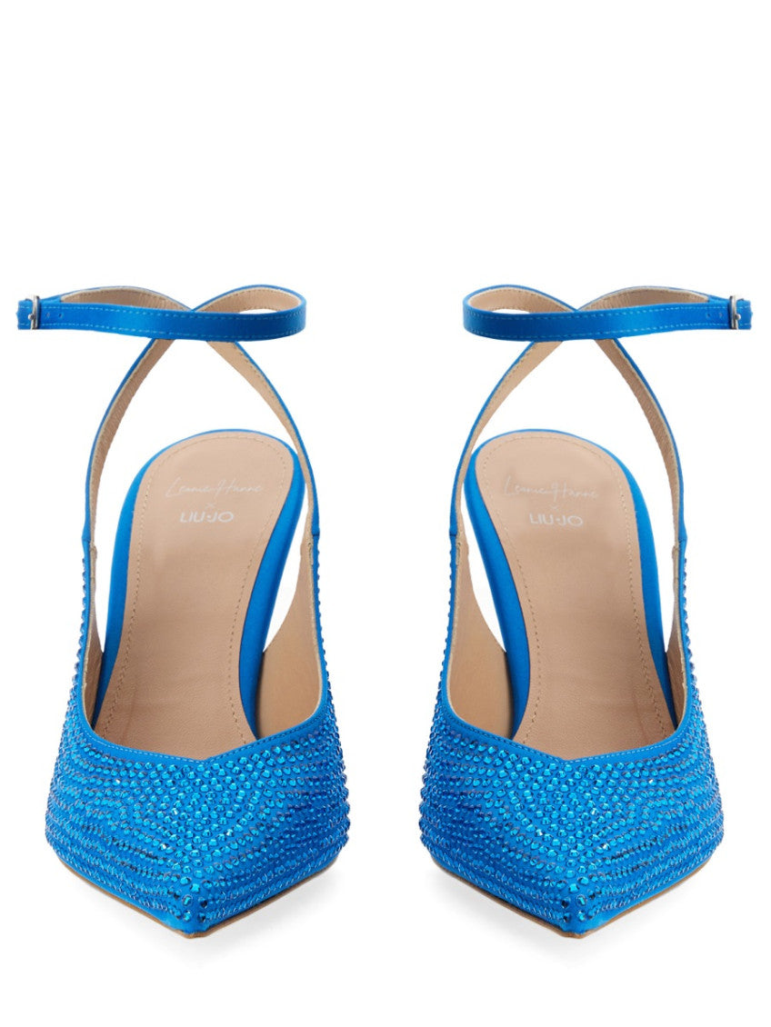 Blue Ankle-strap Pumps 2