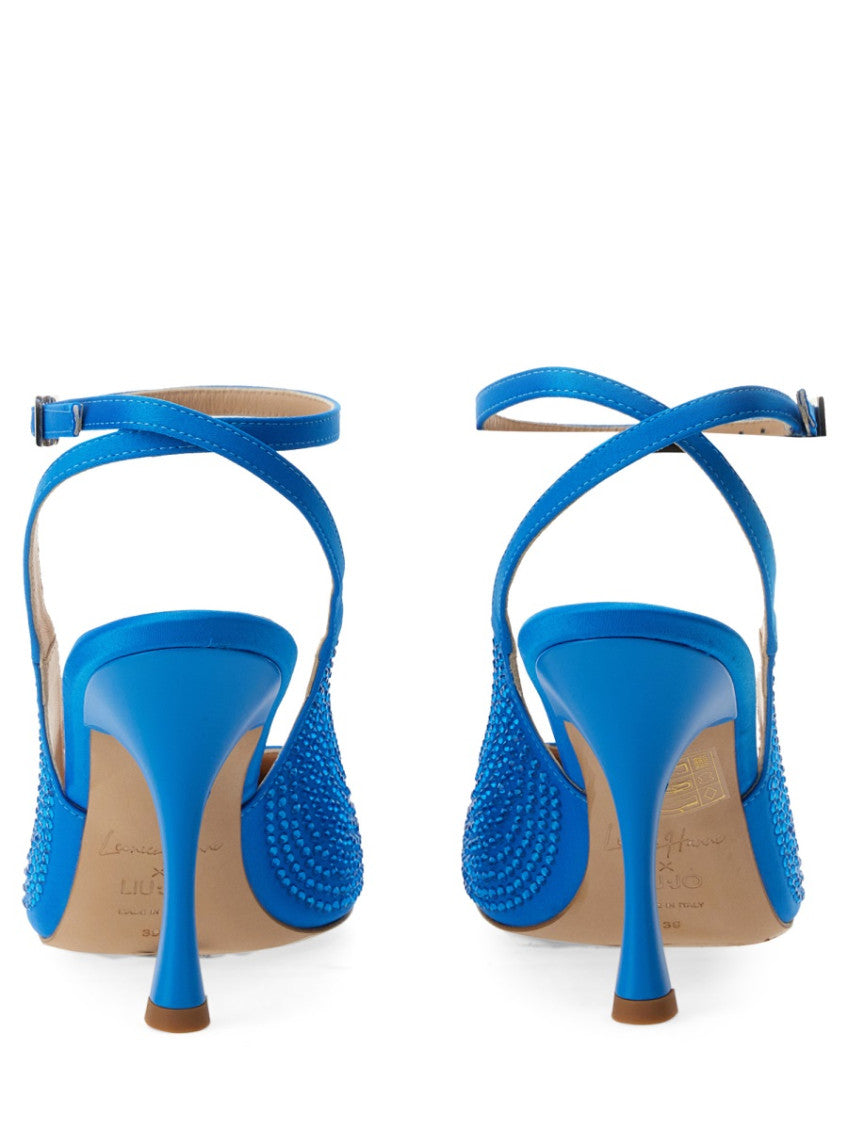 Blue Ankle-strap Pumps 3