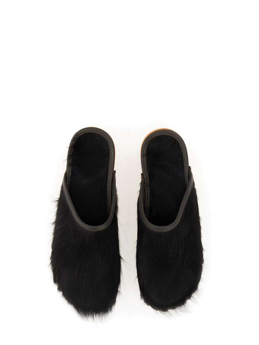Black Studded Norma Mules 2