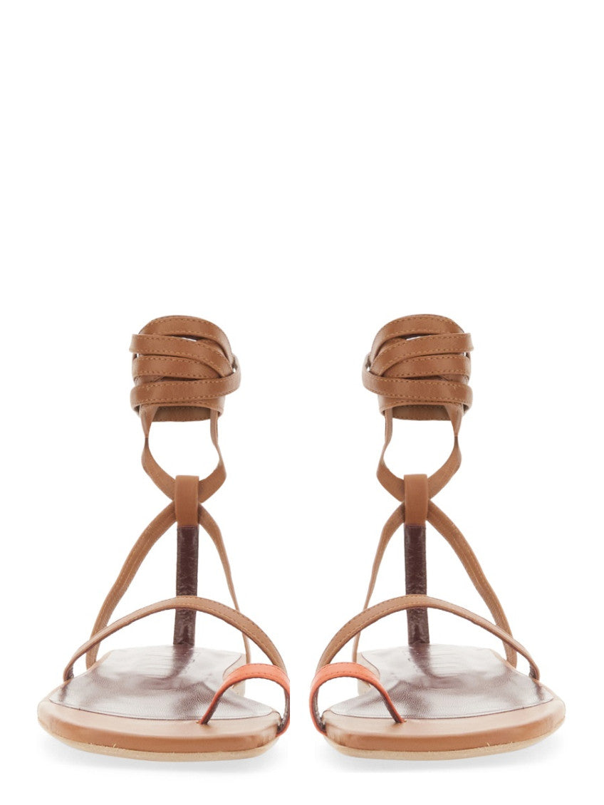 Brown Open-toe Sandals 2