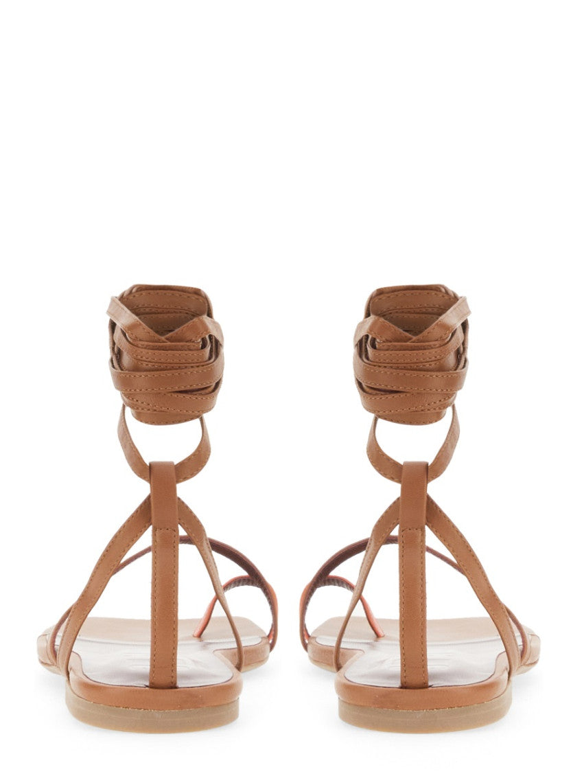 Brown Open-toe Sandals 3