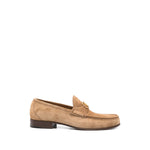 Beige Logo Loafers 1