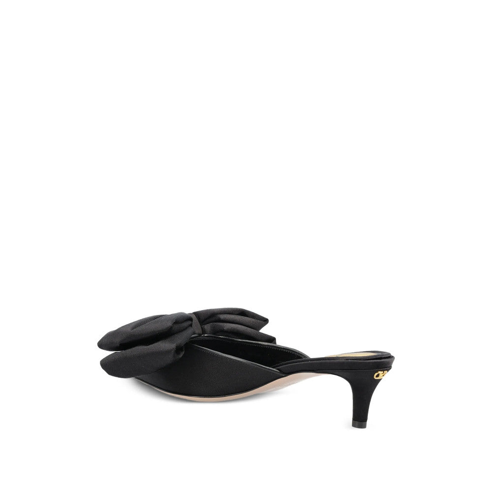 Black Bow Mules 3