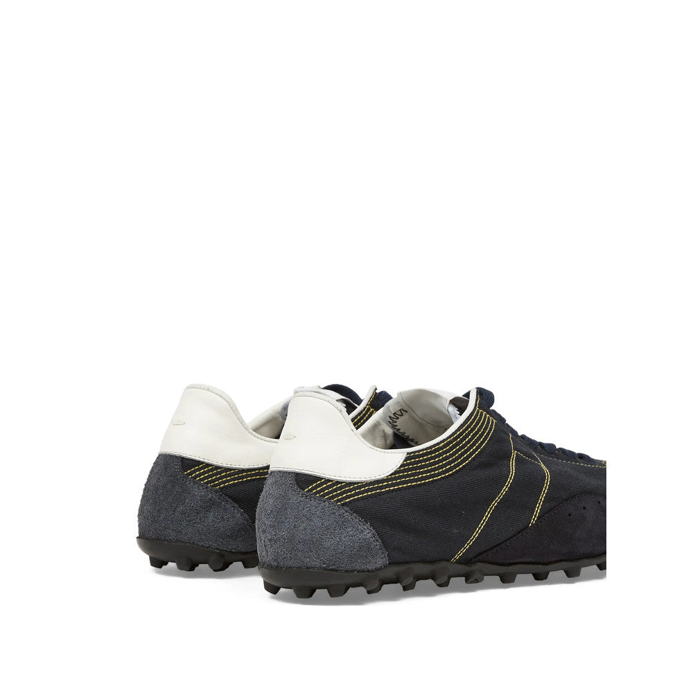 Navy Blue Cotton Replica Sneakers 5