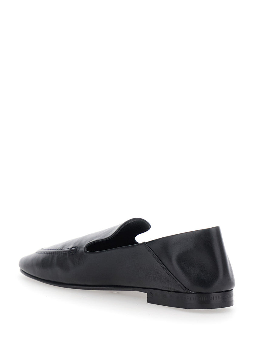 Black Leather Alain Loafers 3