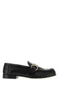 Black Logo Mocassini Loafers 1
