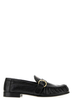 Black Logo Mocassini Loafers 1