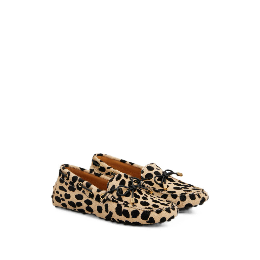 Leopard Print Gommino Loafers 2