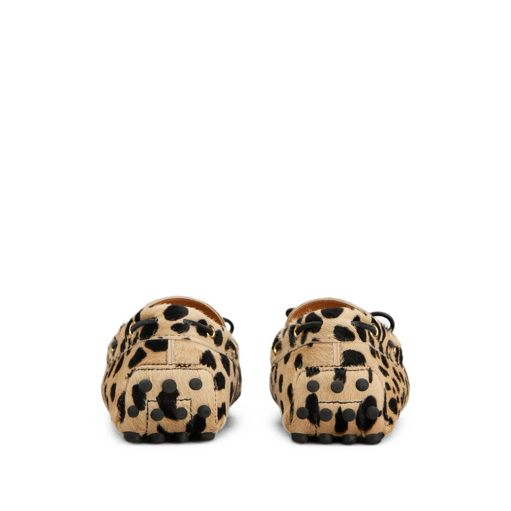 Leopard Print Gommino Loafers 3