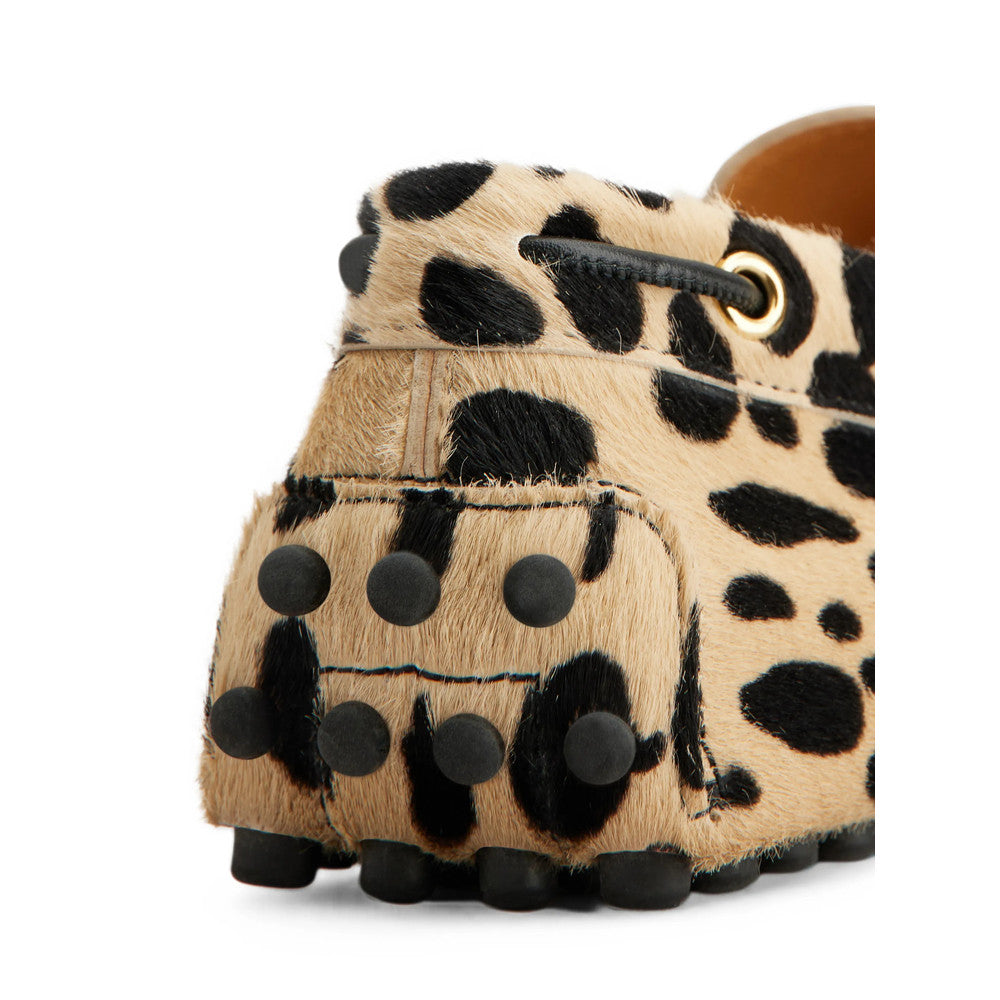 Leopard Print Gommino Loafers 4