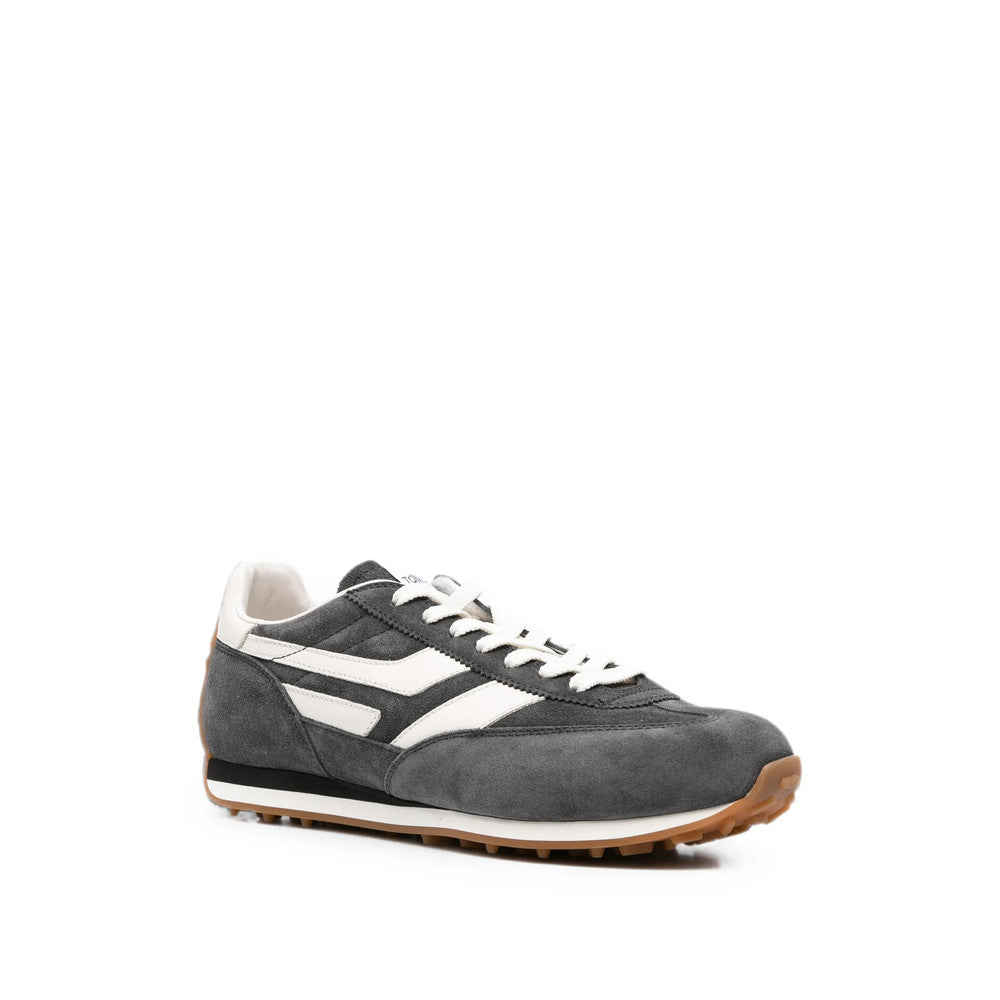 Grey Color Block Panelled Sneakers 2