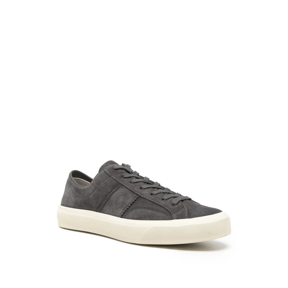 Grey Lace-Up Sneakers 2