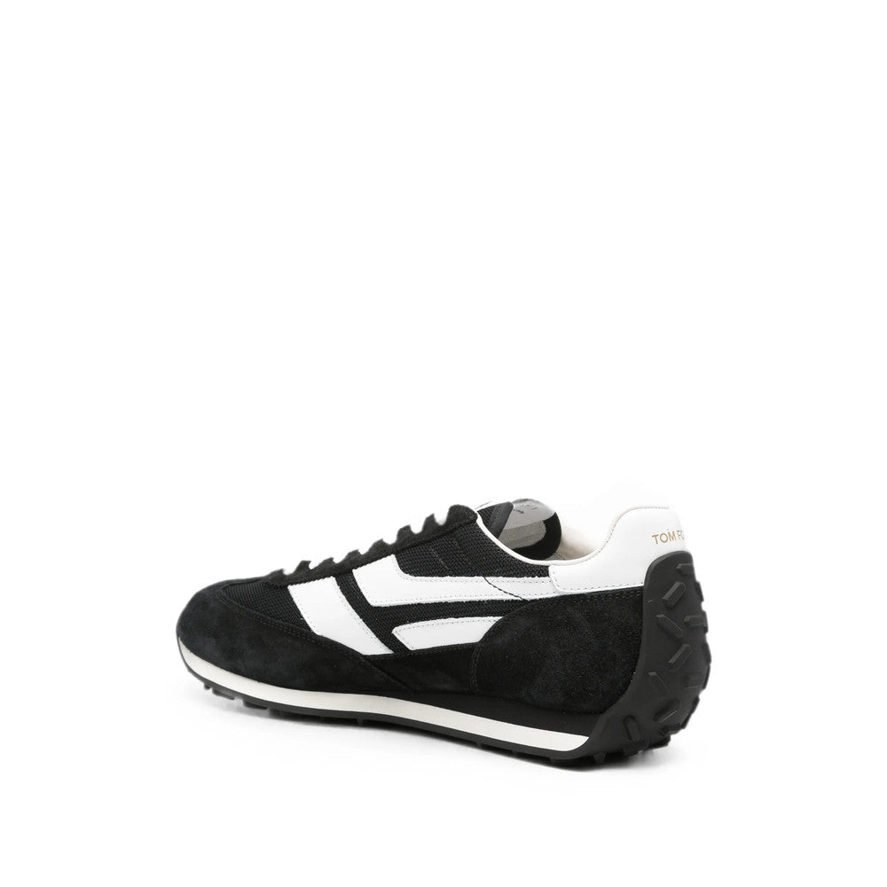 Black Color Block Sneakers 3