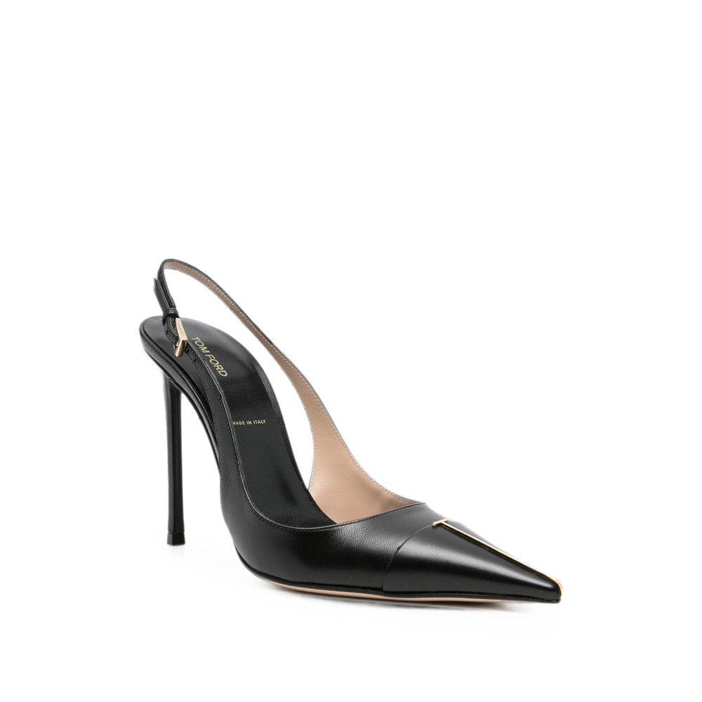 Black Leather Pumps 2