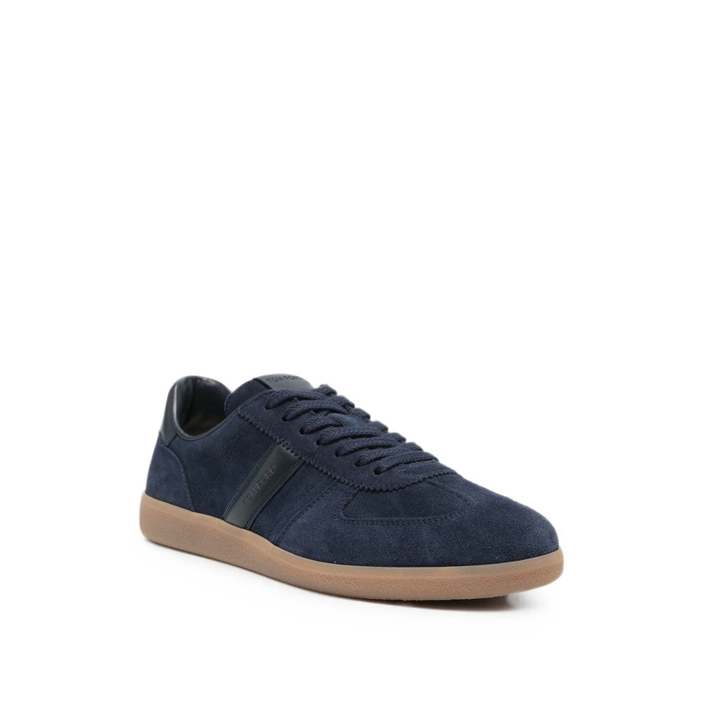 Navy Blue Logo Sneakers 2