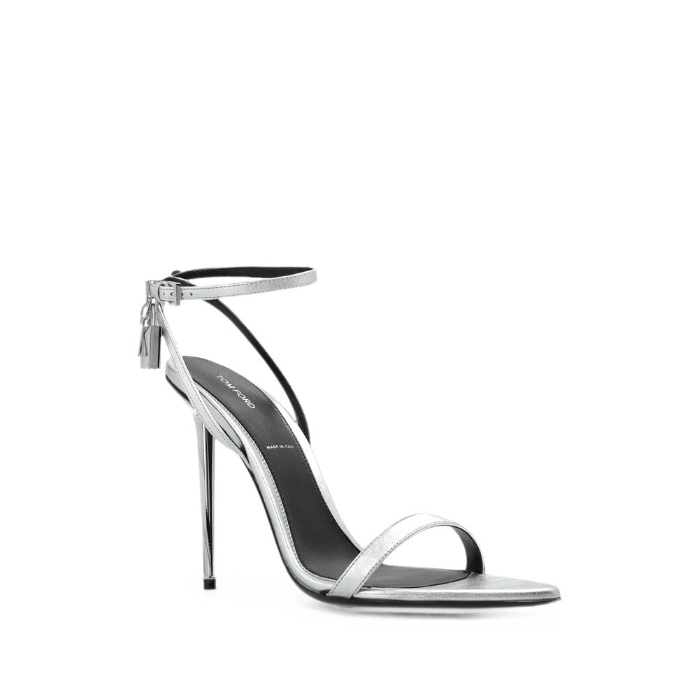 Silver Ankle Strap Heels 2
