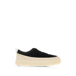 BlackWhite Logo Low-Top Sneakers 1