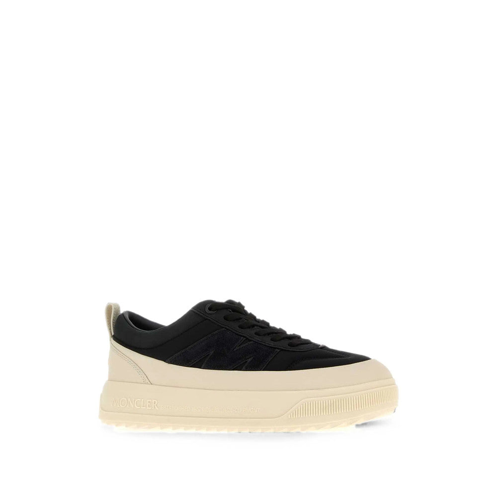 BlackWhite Logo Low-Top Sneakers 2