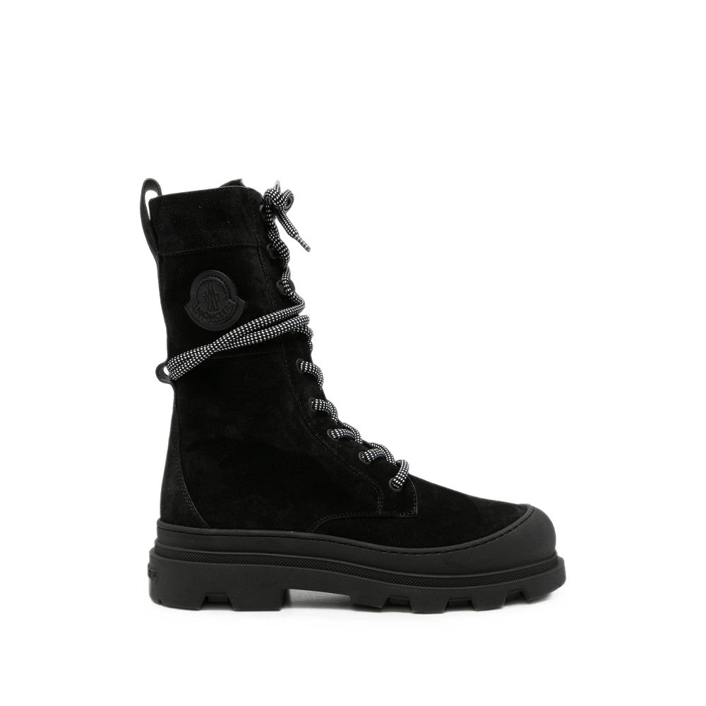 Black Lace-Up Boots 1