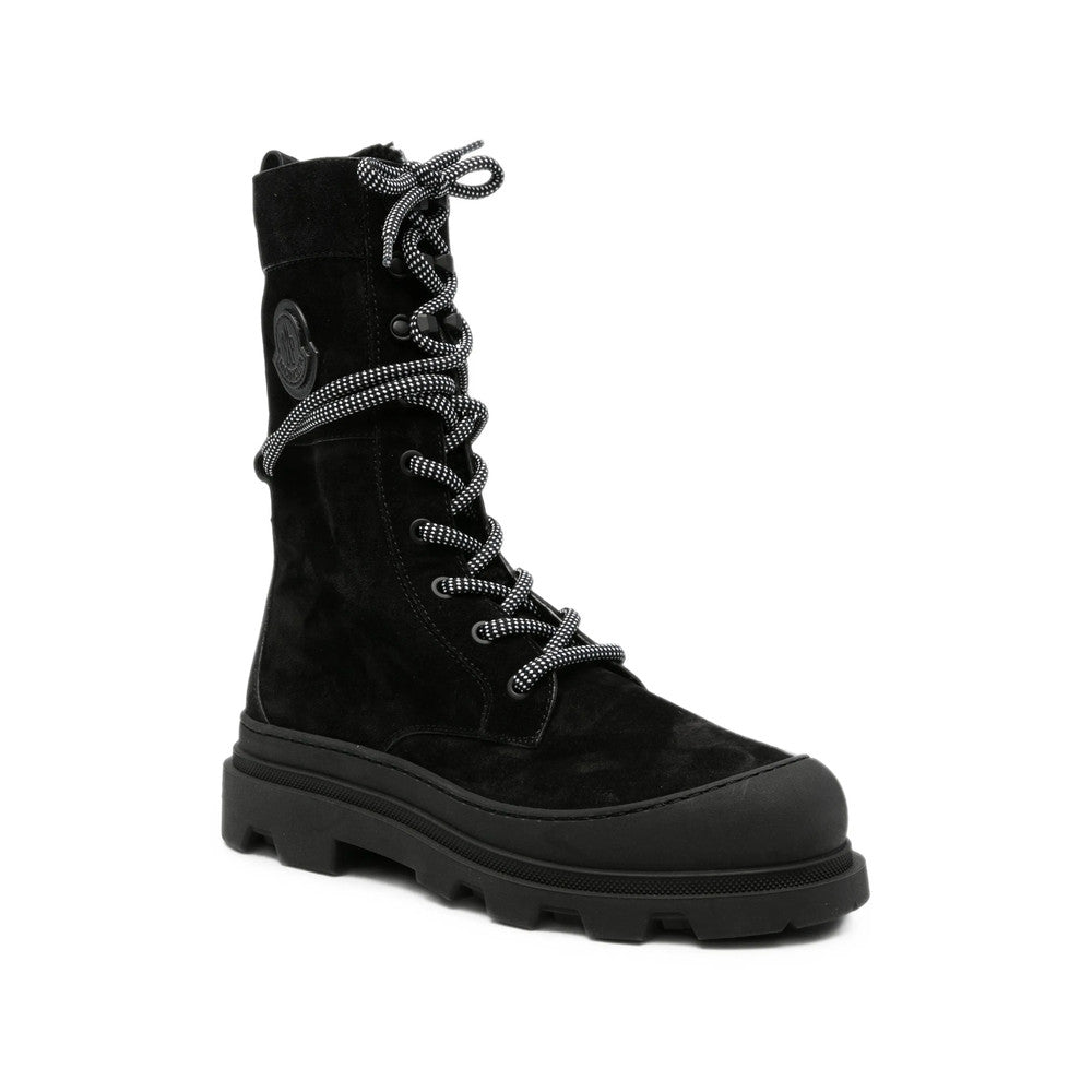 Black Lace-Up Boots 2