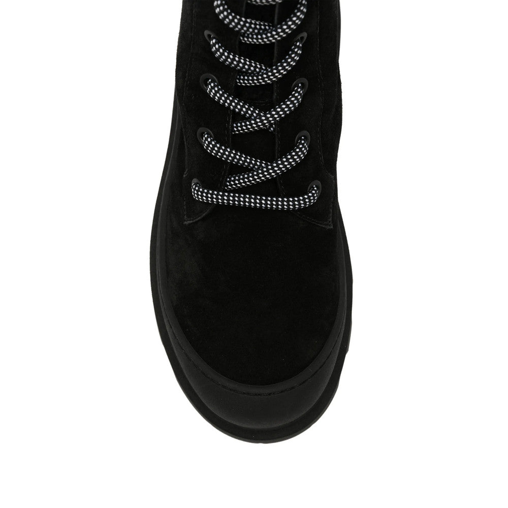 Black Lace-Up Boots 4