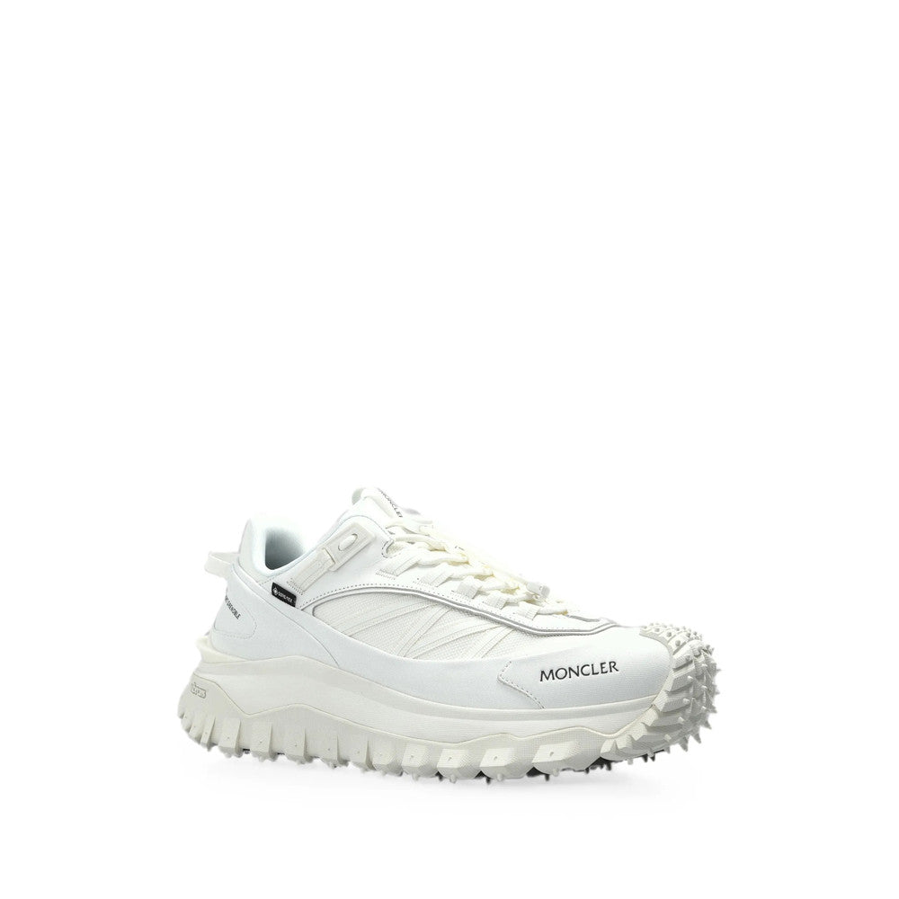 White Logo Panelled Sneakers 2