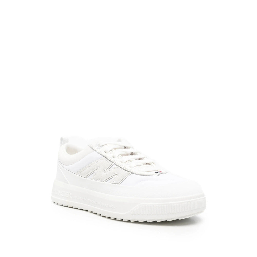 White Logo Panelled Sneakers 2