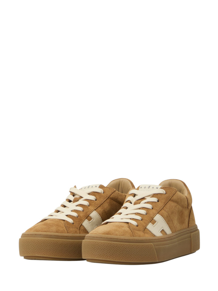 Beige Logo Crosswind Sneakers 2