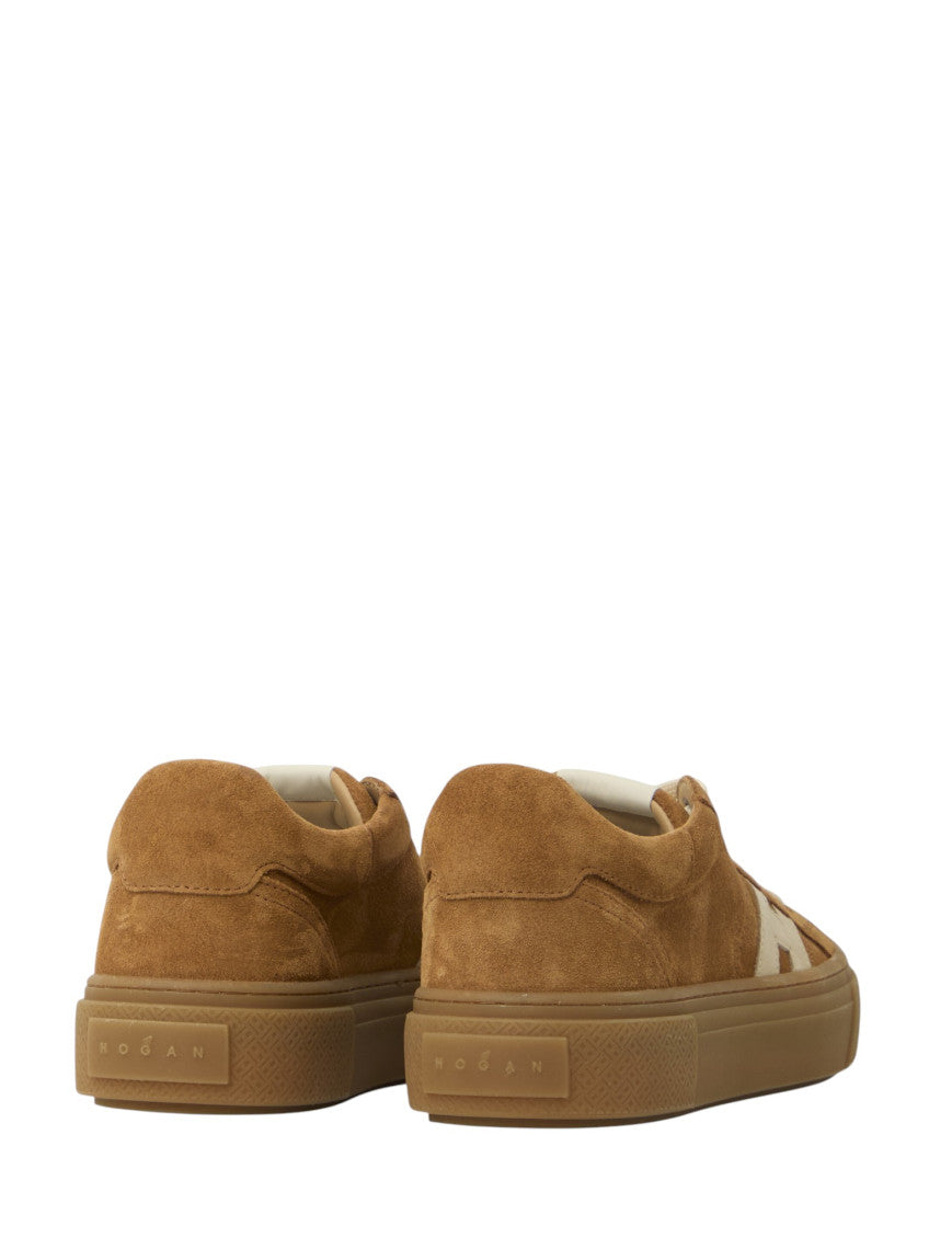 Beige Logo Crosswind Sneakers 3