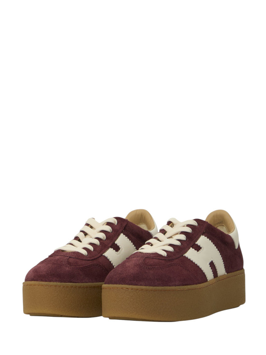 Burgundy Logo Cool Sneakers 2